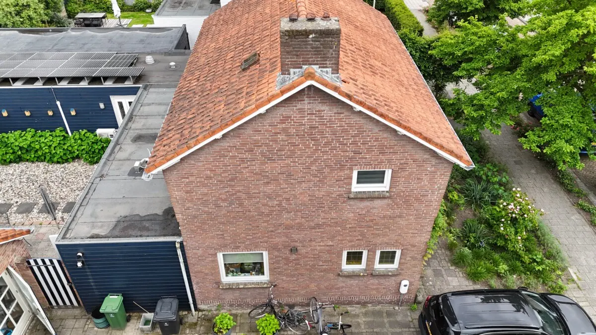 Schoorsteen reparatie, werk van MACO Dakonderhoud