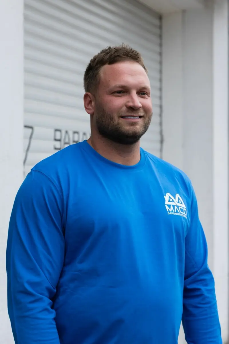Connor van Koot, dakdekker bij MACO Dakonderhoud